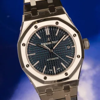 Audemars Piguet Royal Oak 15450ST.OO.1256ST.03 Stainless steel Blue