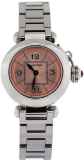 Cartier Miss Pasha W3140008 27mm Stainless steel Pink