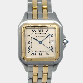 Cartier Panthère Stainless steel and 18k yellow gold Beige