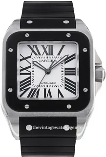 Cartier Santos 100 W20121U2 Stainless steel Silver