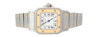 Cartier Santos W20012C4 23.5mm Yellow gold and Stainless steel