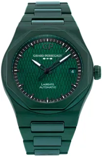 Girard-Perregaux Laureato 81005-32-3080-1CX 38mm Ceramic Green