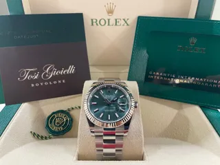 Rolex Datejust 41 126334 Stainless steel Green