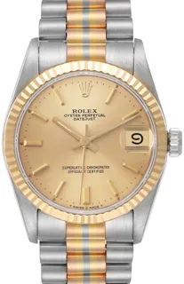 Rolex Datejust 68279B 18k white gold Champagne