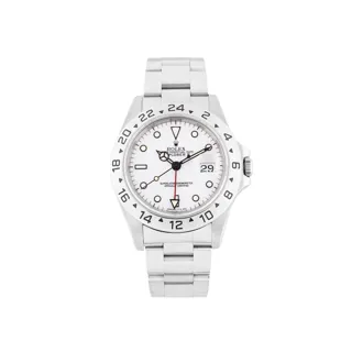 Rolex Explorer II 16570 45mm Stainless steel White