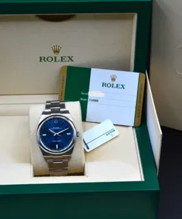 Rolex Oyster Perpetual 114300-0003 Stainless steel Blue