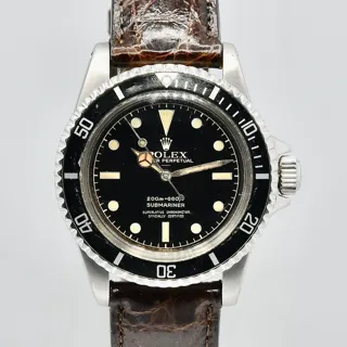 Rolex Submariner 5512 Stainless steel Black