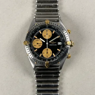 Breitling Chronomat 81950 ST YG Yellow gold and Stainless steel Black