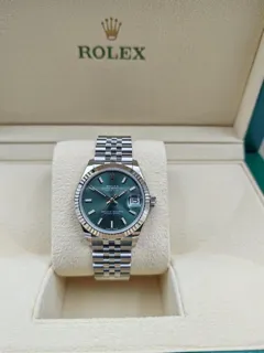 Rolex Datejust 31 278274-0018 White gold and Stainless steel Green