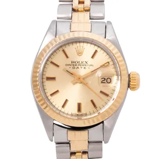 Rolex Datejust 6917 Stainless steel and 18k yellow gold