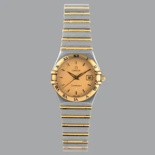 Omega Constellation Yellow gold and Stainless steel Champagne