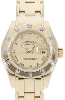 Rolex Pearlmaster 69318 Yellow gold Golden