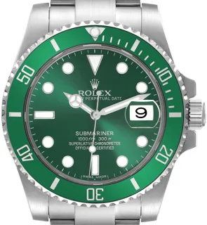 Rolex Submariner 116610LV Stainless steel Green