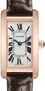 Cartier Tank Américaine W2607456 Rose gold Silver