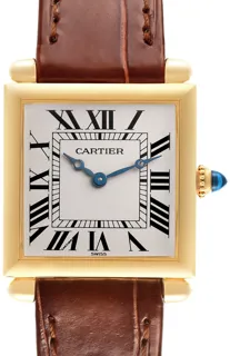 Cartier Tank Obus W1512256 24.5mm 18k yellow gold Silver