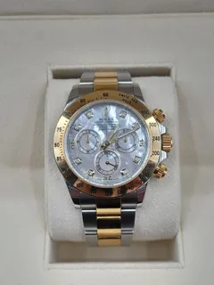 Rolex Daytona 116523-0002 Yellow gold and Stainless steel White