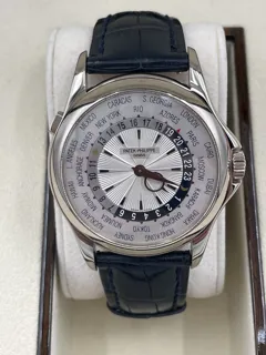 Patek Philippe World Time 5130G-001 White gold Silver