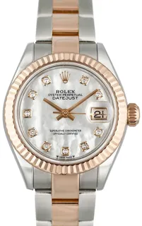 Rolex Lady-Datejust 279171-0014 Rose gold and Stainless steel White