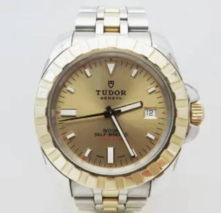 Tudor Prince 20013 Yellow gold and Stainless steel Champagne