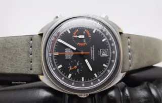 Heuer Monza 150.501 Stainless steel Black