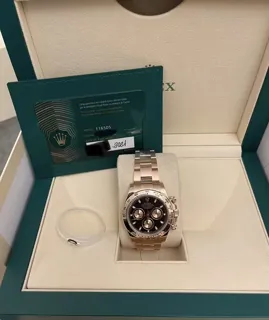 Rolex Daytona 116505-0008 40mm Rose gold Black