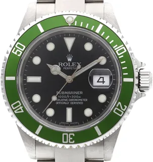 Rolex Submariner Date 16610LV-002 Stainless steel Black