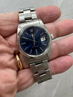 Rolex Oysterdate Precision 6694 Stainless steel Blue