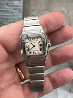 Cartier Santos 1565-001 Stainless steel White