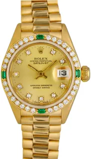 Rolex Lady-Datejust 69078 Yellow gold Golden