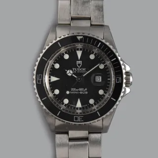 Tudor Submariner 73090 Stainless steel Black