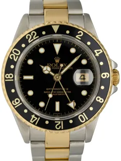 Rolex GMT-Master II 16713 Yellow gold and Stainless steel Black