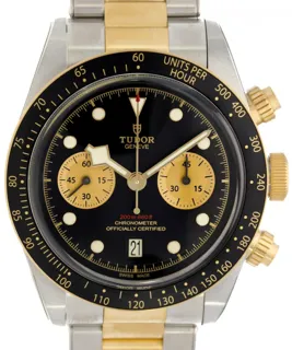 Tudor Black Bay Chronograph 79363N-0001 Yellow gold and Stainless steel Black