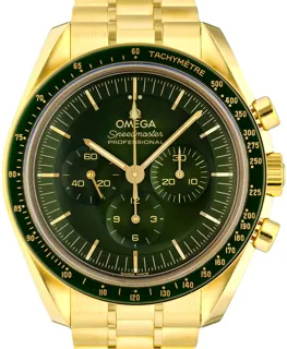 Omega Speedmaster Moonwatch 310.60.42.50.10.001 Moonshine gold Green