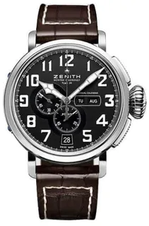 Zenith Pilot 03.2430.4054/21.C721 Stainless steel Black