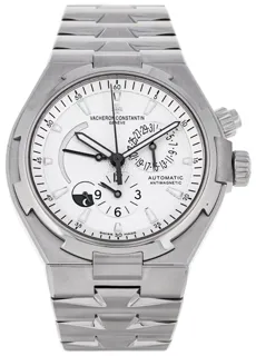 Vacheron Constantin Overseas Dual Time 7900V/110A-B333 41mm Stainless steel Silver