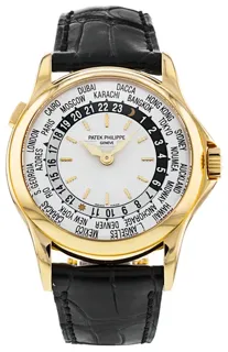 Patek Philippe World Time 5110J-001 Yellow gold Silver