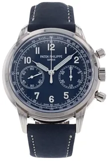 Patek Philippe Chronograph 5172G-001 White gold Blue