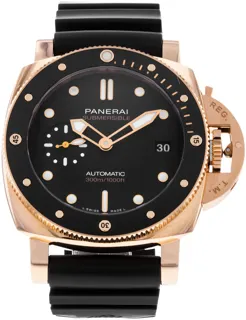 Panerai Submersible PAM01164 Rose gold Black