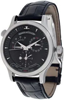 Jaeger-LeCoultre Master Geographic 142.8.92.S Stainless steel Black