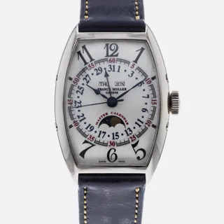 Franck Muller Master Calendar 5850 MC L White gold Silver