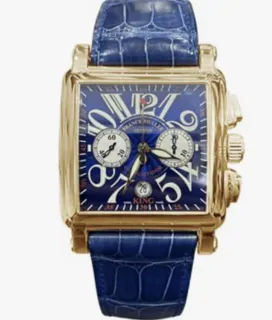 Franck Muller Conquistador 10000 K CC Rose gold Blue