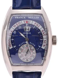 Franck Muller Master Grande Date 8880 GD White gold Blue