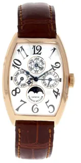 Franck Muller Casablanca 5850 QP 45mm Rose gold Silver