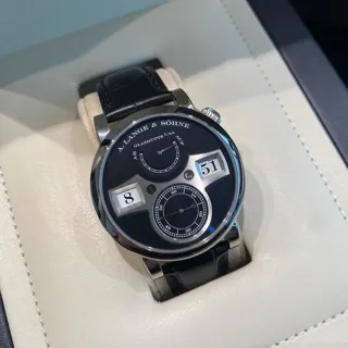 A. Lange & Söhne Lange Zeitwerk 140.029 42mm White gold Black