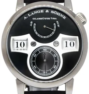 A. Lange & Söhne Lange Zeitwerk 140.029 42mm White gold Black