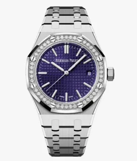 Audemars Piguet Royal Oak 15551BC.ZZ.1356BC.02 White gold Purple