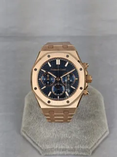 Audemars Piguet Royal Oak Chronograph 26715OR.OO.1356OR.01 Rose gold Blue