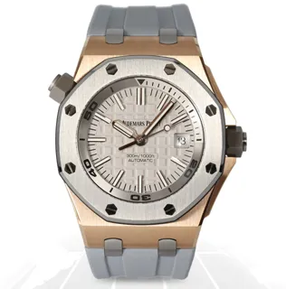 Audemars Piguet Royal Oak Offshore Diver 15711OI.OO.A006CA.01 Rose gold Gray