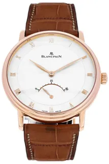 Blancpain Villeret Ultraplate 4063-3642-55B Rose gold Silver