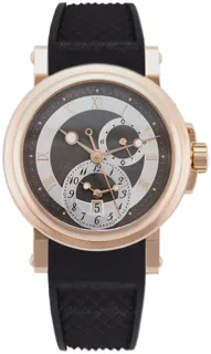 Breguet Marine Gmt 5857br/z2/5zu Rose gold Black